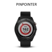Garmin Approach S60 GPS Golf Golf Uhr Premium mit Keramik Lünette, Metallook und Lederarmband